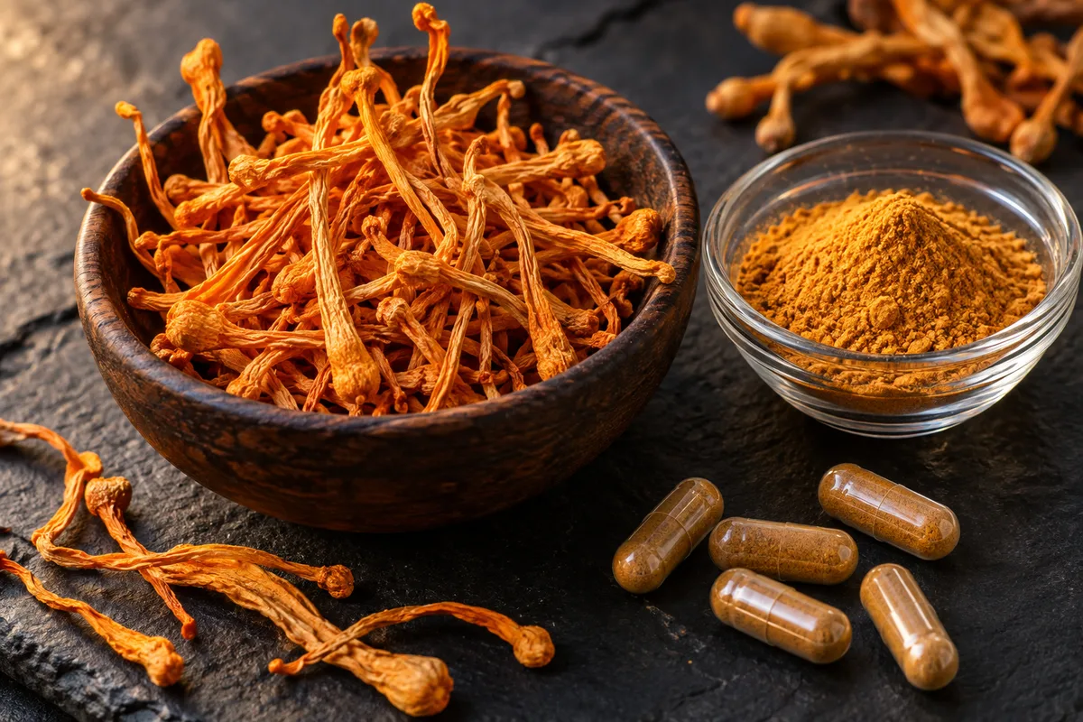 Cordyceps militaris ou sinensis : lire un titrage